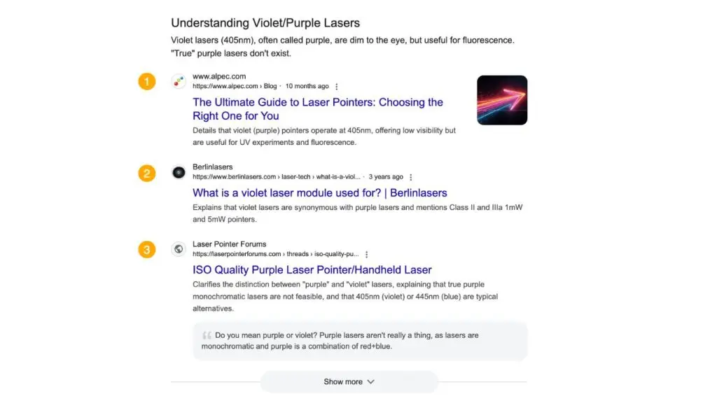Google Web Guide website ngách
