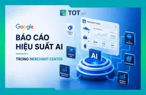 google ra mắt tính năng báo cáo hiệu suất ai trong merchant center