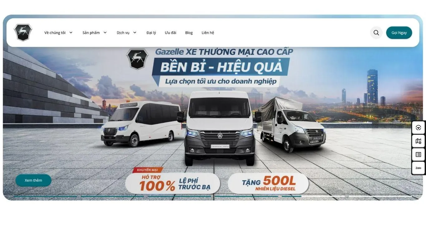 website gaz việt nam