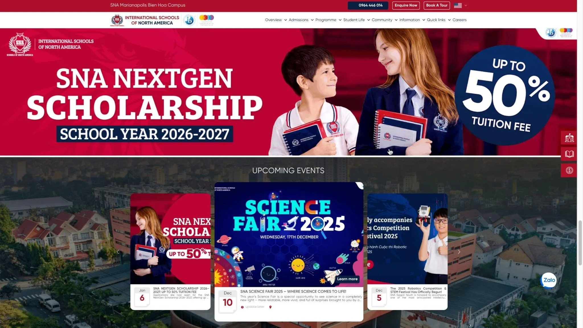dự án SNA Website