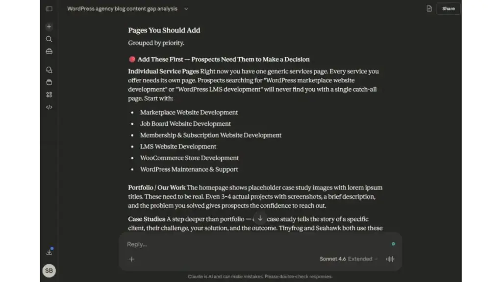 có thể ứng dụng để tối ưu hóa trang dịch vụ, faqs, thông tin bảng giá hay các bài case studies