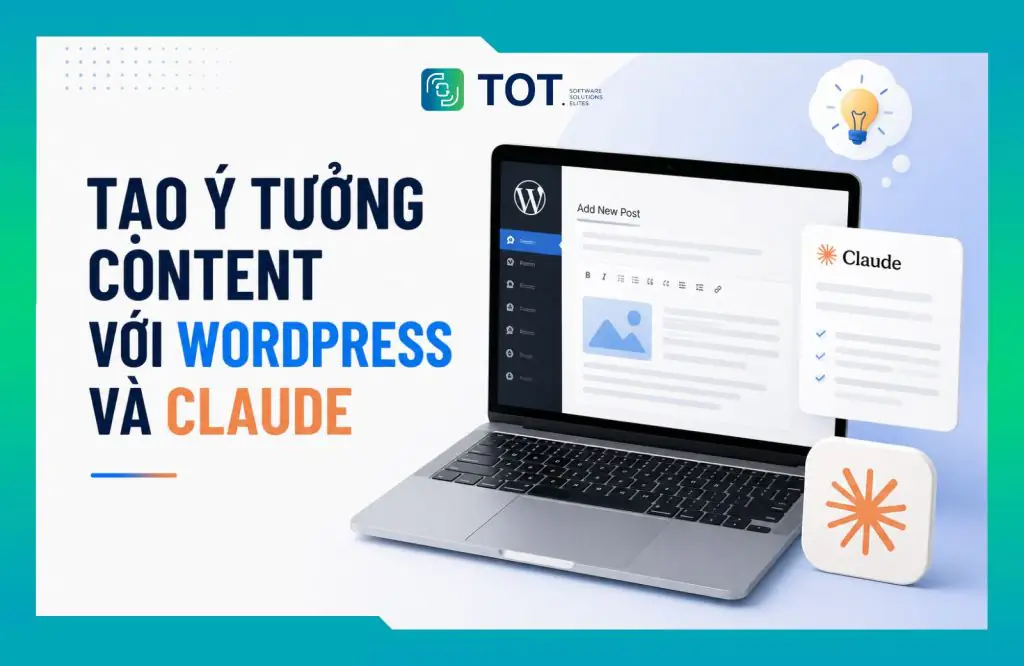 quy trình tạo ý tưởng content với wordpress và claude