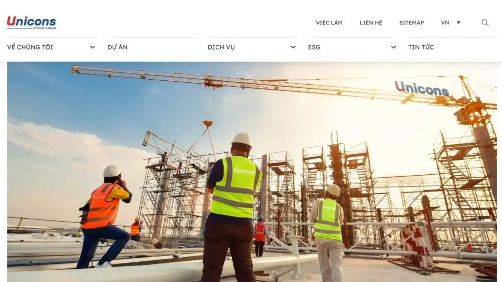 construction web design company hcm