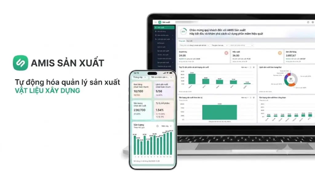 Phần mềm quản lý xây dựng MISA AMIS