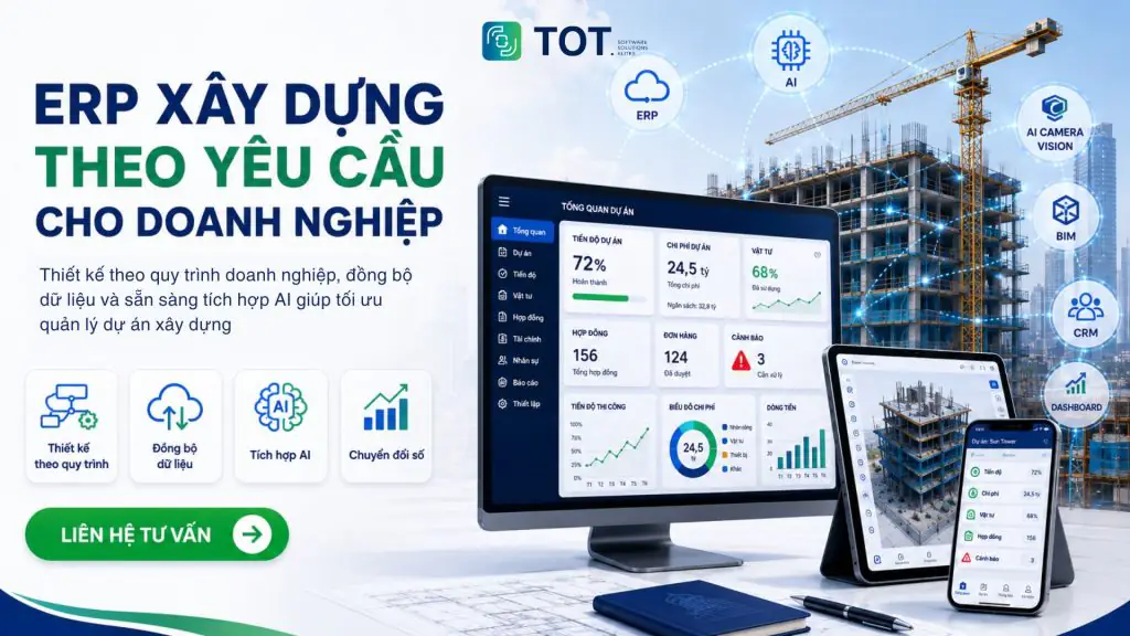 Designing construction ERP software