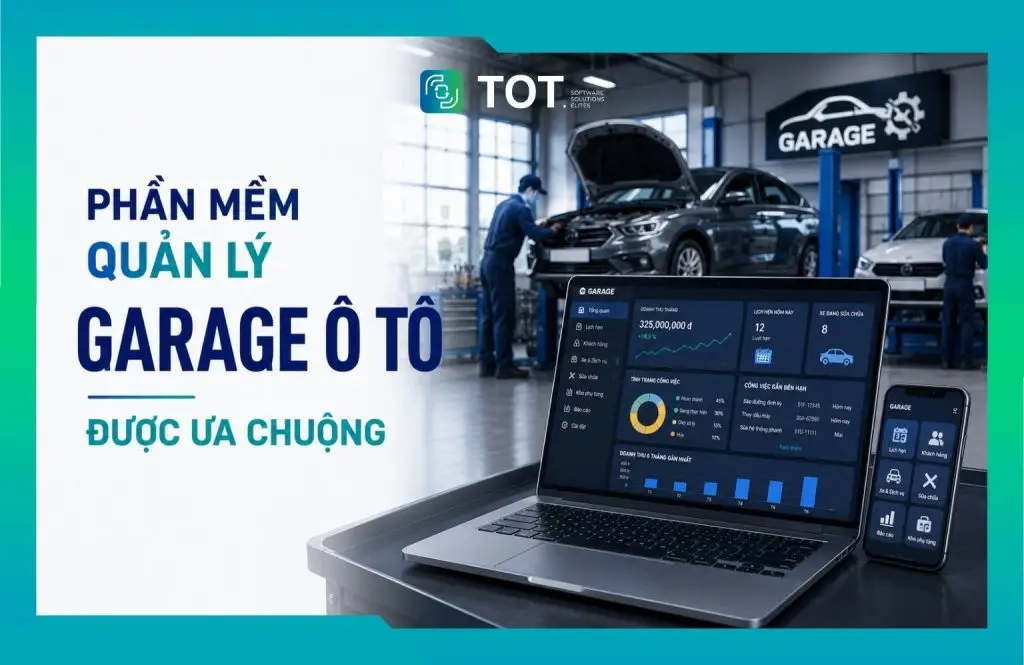 phần mềm quản lý garage