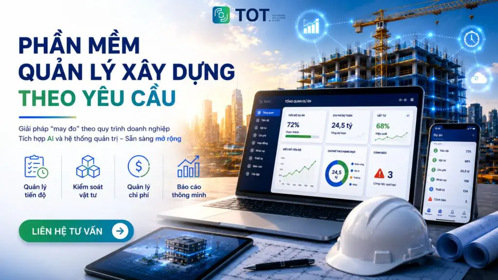 Phát triển phần mềm quản lý xây dựng theo yêu cầu