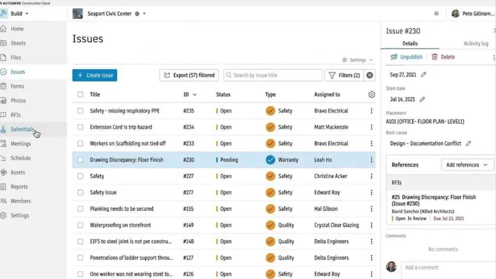 Phần mềm quản lý tiến độ công trình Autodesk Construction Cloud
