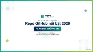 repo GitHub nổi bật 2026 AI agent thống trị
