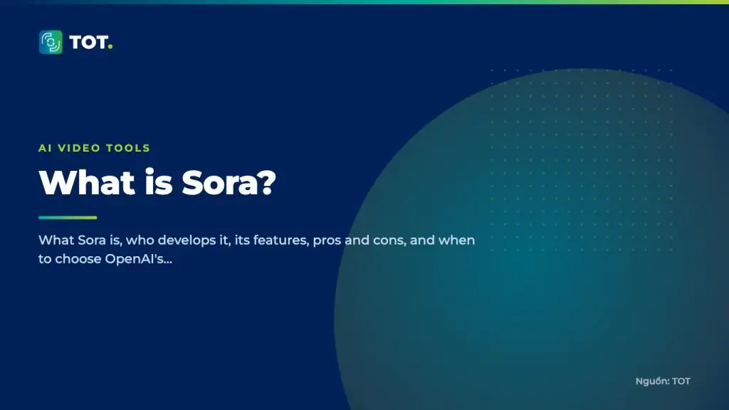 What is Sora
