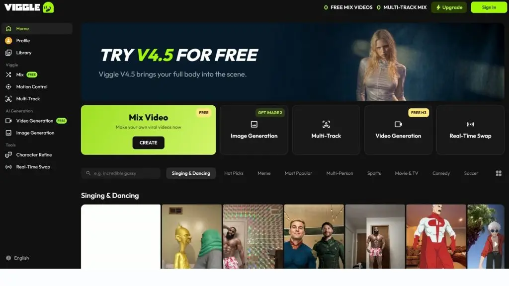 Viggle tạo video bằng AI từ ảnh