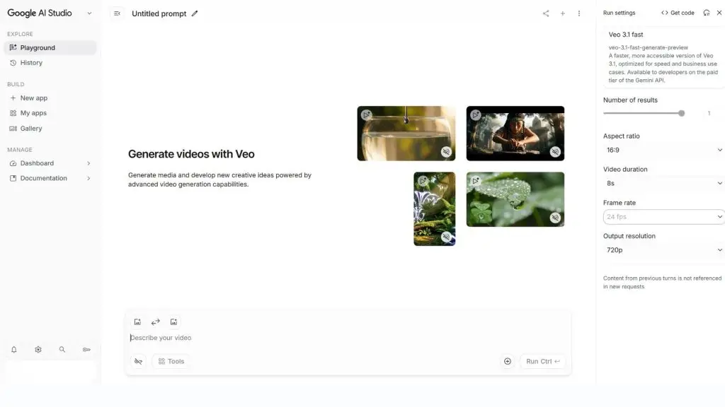 Google Veo tạo video bằng AI từ ảnh