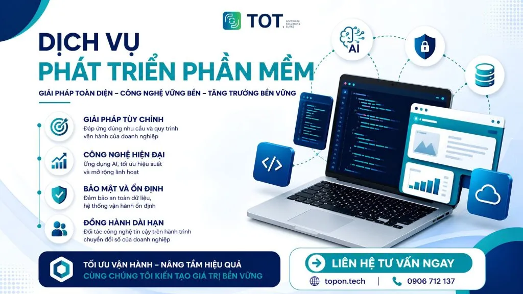 dịch vụ phát triển phần mềm TOT