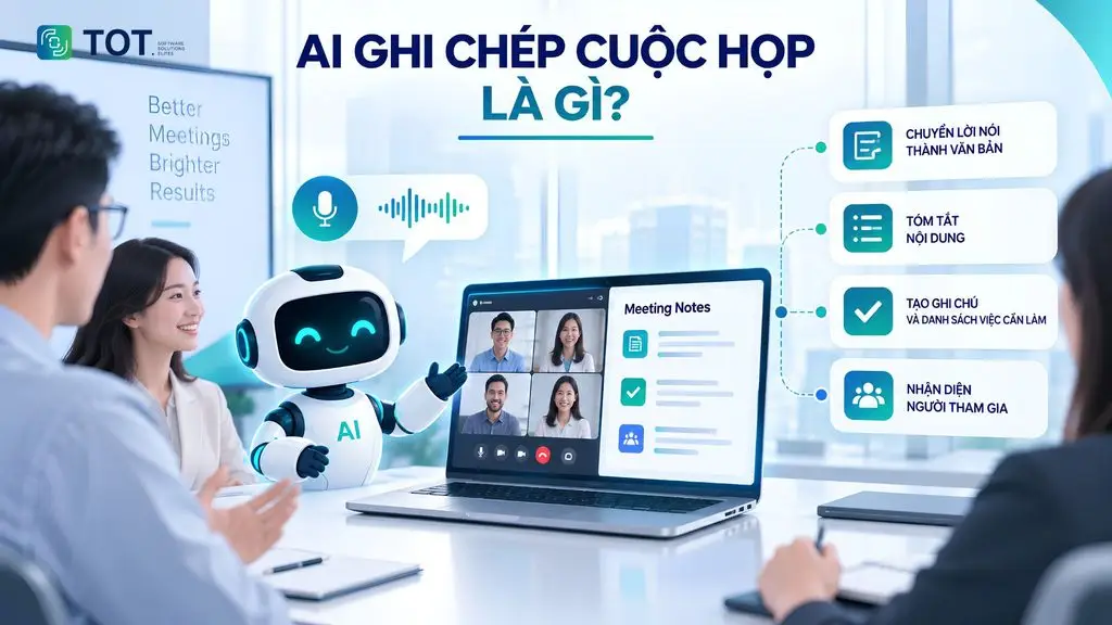 AI ghi chép cuộc họp là gì