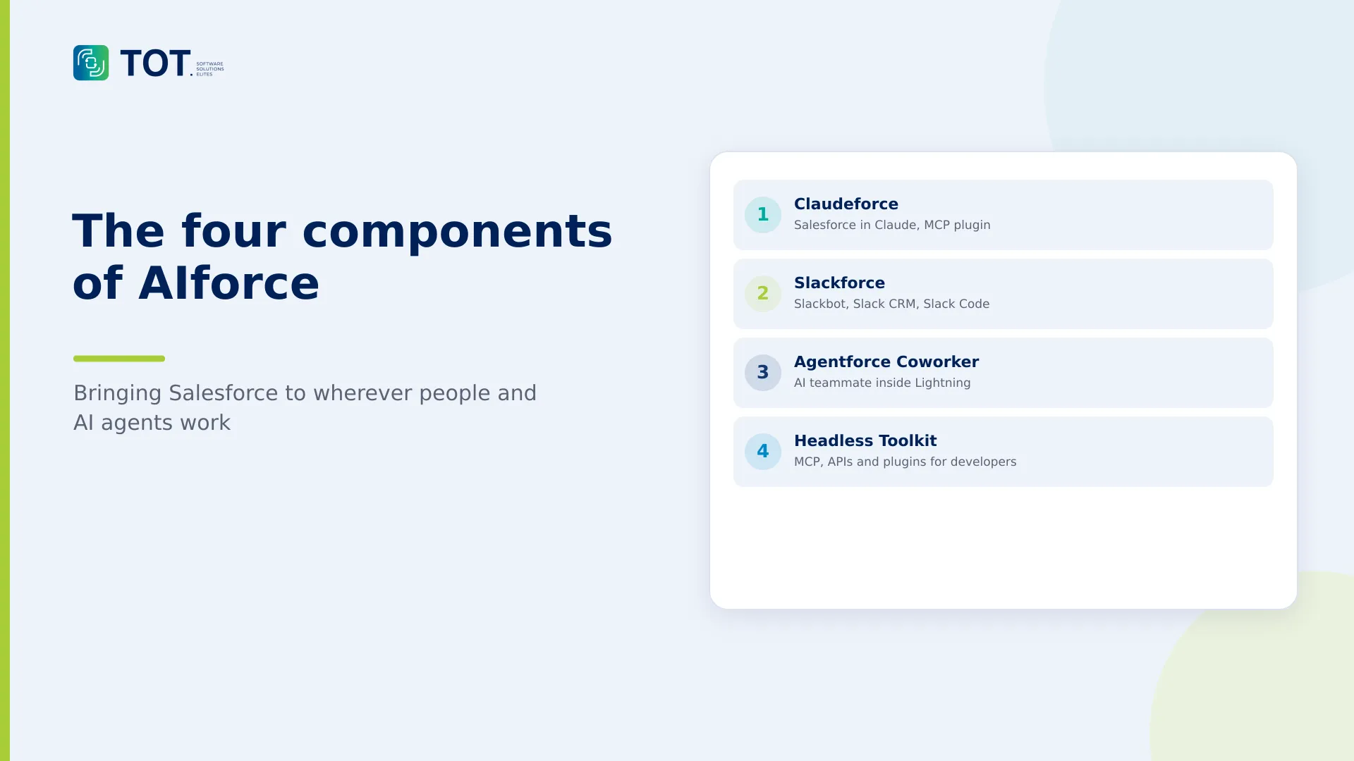 The four components of AIforce at Dreamforce 2026: Claudeforce, Slackforce, Agentforce Coworker and Headless Toolkit