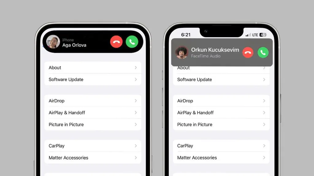 Cách theo dõi cuộc gọi trên Dynamic Island trên iPhone
