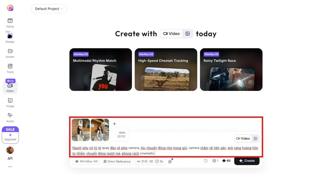 AI video generator