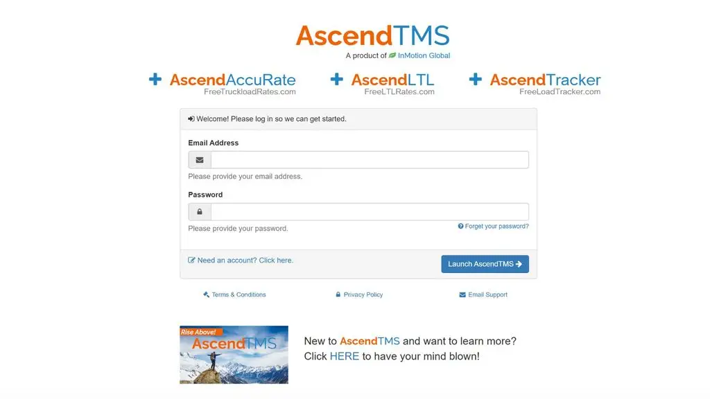 Phần mềm quản lý vận tải đơn hàng AscendTMS