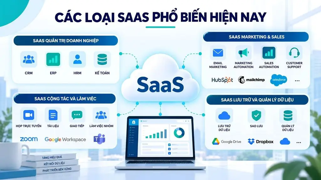 các loại phần mềm saas