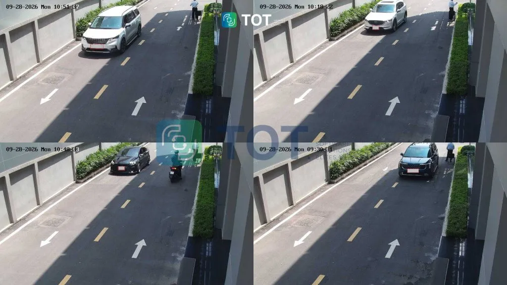 camera AI nhận diện xe