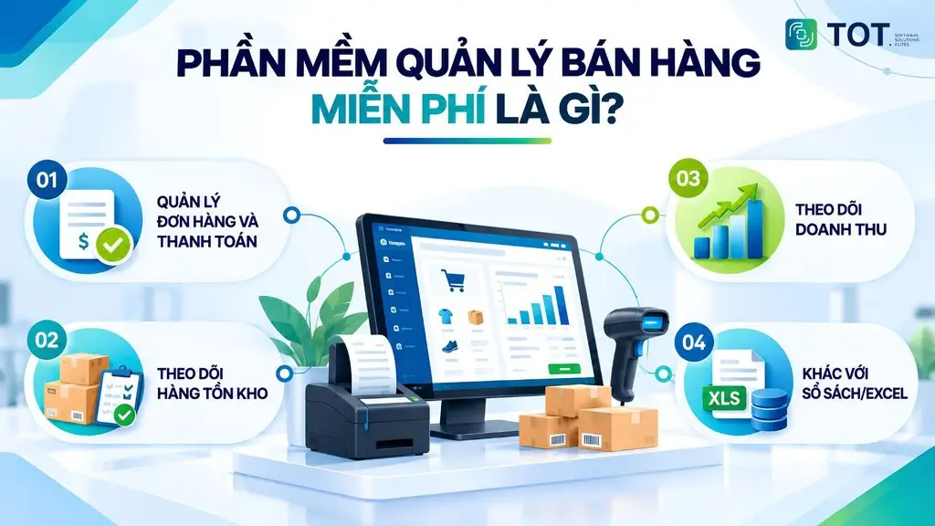 Phần mềm quản lý bán hàng miễn phí là gì