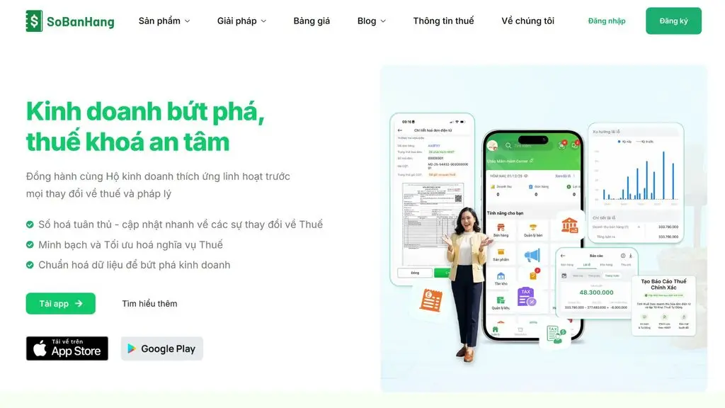 App quản lý bán hàng miễn phí Sổ Bán Hàng